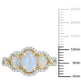 thumbnail image 2 of Everly Women's Opal 10k Yellow Gold Ring, 2 of 2