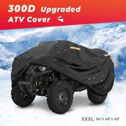 ATV Cover for All Weather Protection, Waterproof&Windproof Compatible with Polaris Sportsman Fourtrax Grizzly Can am
