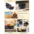 thumbnail image 6 of Homienly 6-Pack 36 oz Wheat Straw Bowls, Textured, Unbreakable, Microwave & Dishwasher Safe, for Cereal, Soup, Ramen, Pho, Salad, Black, 6 of 9