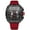 red&black, variant on MINI FOCUS Chronograph Quartz Men Watch Dial Military Sport Wristwatch Male Silicone Strap Auto Date