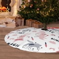 thumbnail image 6 of Picia Cute Magic Bunny Print Christmas Tree Skirt , Christmas Tree Skirt Ornaments for Merry Christmas Holiday Party Decorations Indoor Outdoor-36", 6 of 7