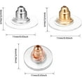 thumbnail image 3 of Earring Backs,Earring Backs for Studs/Droopy Ears,150PCS Screw on Earring Backs Earring Backings Earring Backs for Heavy Earring, 3 of 5