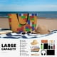 thumbnail image 5 of Disketp Colorful Building Blocks A Bolsa de Playa de Gran Capacidad, Bolso Impermeable y a Prueba de Arena para Mujer, Ideal para Playa, Piscina y Natación, 5 of 7