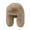 Khaki, variant on Mosey Women Winter Imitation Mink Lei Feng Hat Solid Color Plush Hat Thickened Warm Ski Coldproof Earflap Hat