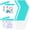 Cyan, variant on Self-Sealing Zipper Medicine Bags – 100 Pcs Reusable Pill Pouch Organizer, 9 Colors, Translucent EVA Travel Storage for Vitamins, Jewelry, Small Essentials