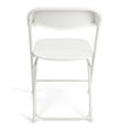 thumbnail image 4 of TitanPRO Plastic Folding Chair - White - 10 Pack, 4 of 4