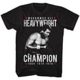 thumbnail image 2 of Muhammad Ali Heavy Champ Black Adult T-Shirt, 2 of 4
