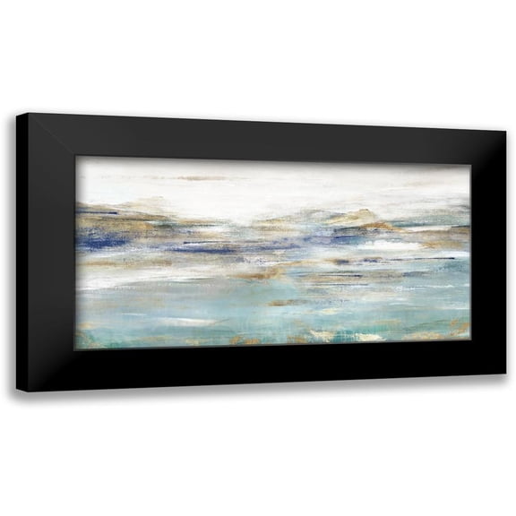 Isabelle Z 14x9 Black Modern Framed Museum Art Print Titled - Upon a Clear III