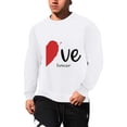 thumbnail image 3 of Baqcunre Valentine'S Day Shirts For Women 2024 Sweatshirt Cute Heart Shaped Printed Pullover Crewneck Shirt(White XS-6XL),Long Sleeve Shirts For Women Graphic Tees Womens Fashion Womens Tops, 3 of 4