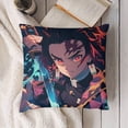 thumbnail image 3 of Demon Slayer Pillow Case Soft Pillow Cover Pillowcase Decorative Cushion Cover Home Decor 24 "x24 ", 3 of 8
