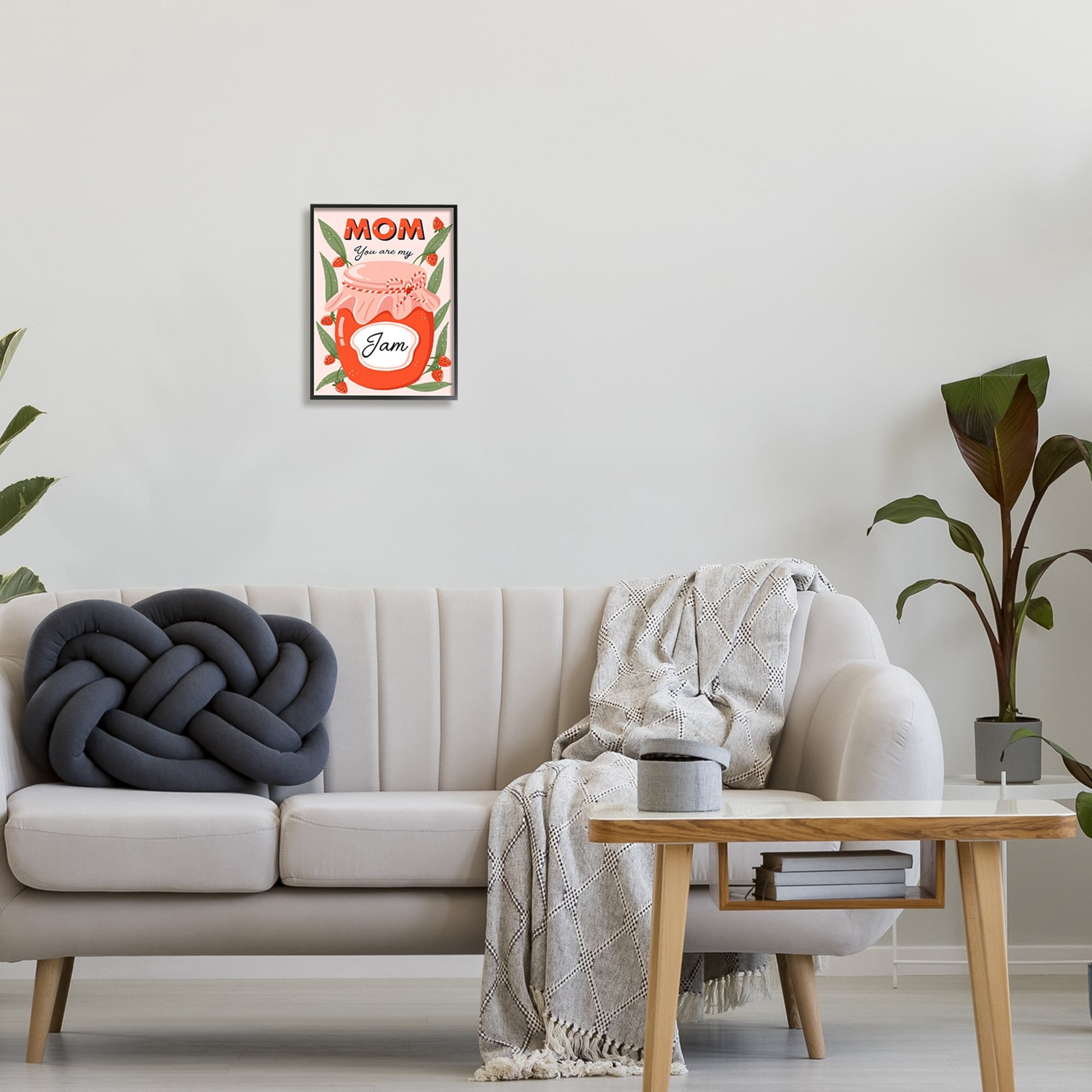 Stupell Industries You Are My Jam Mother's Day Holiday Painting Gray Framed Art Print Wall Art
