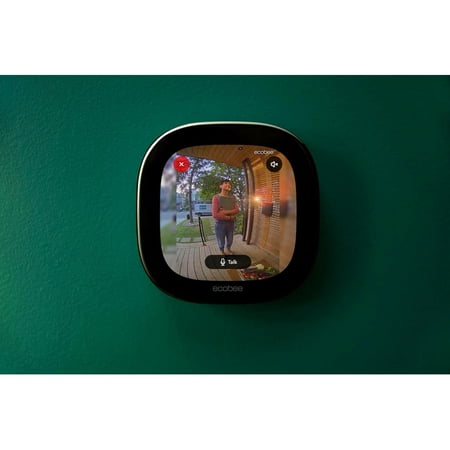 ecobee - Smart Video Doorbell - Wired with Advanced Person and Package Detection - Black