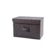 thumbnail image 1 of Naiovety Caja de almacenamiento, contenedores de tienda de Color sólido, gran capacidad, mango duradero, cajas para el hogar, zapatos, Almacenamiento y organización del hogar Gris, 1 of 6