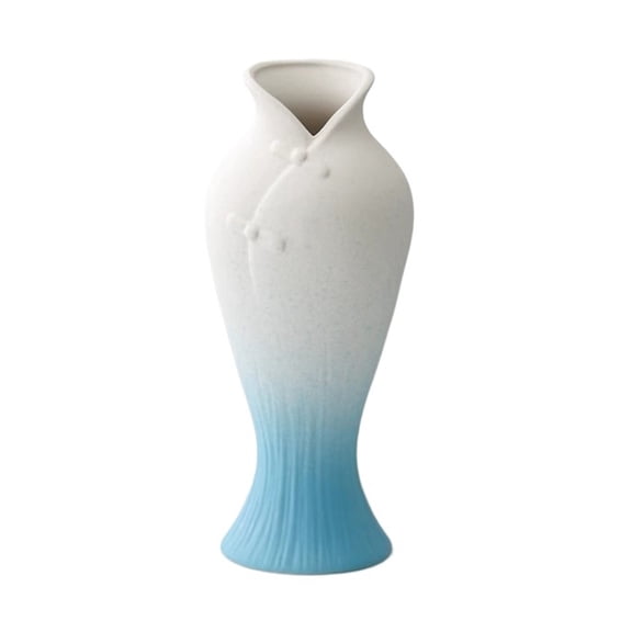 Ceramic Vase for Home Decor, Modern Minimalist Table Flower Vase for Living Room, Bedroom, Office