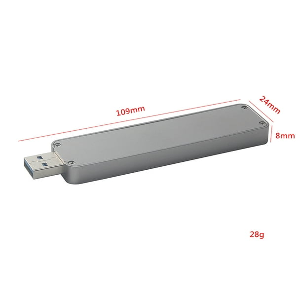 Boîtier externe (vide) USB 3.0 pour SSD M.2 NVMe (PCIe Gen3