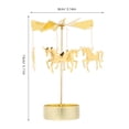 thumbnail image 2 of FRCOLOR Rotating Candle Holder Elegant Home Decor Rotating Candle Stand Candleholder Decoration Tabletop Candleholder Party Desktop Adornment, 2 of 8