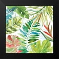 thumbnail image 2 of Robinson, Carol 20x20 Black Modern Framed Museum Art Print Titled - Tropical Sketchbook II, 2 of 5