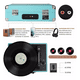 thumbnail image 3 of Tocadiscos Con Bluetooth Usb Reproductor De Discos De Vinilo Azul, 3 of 5
