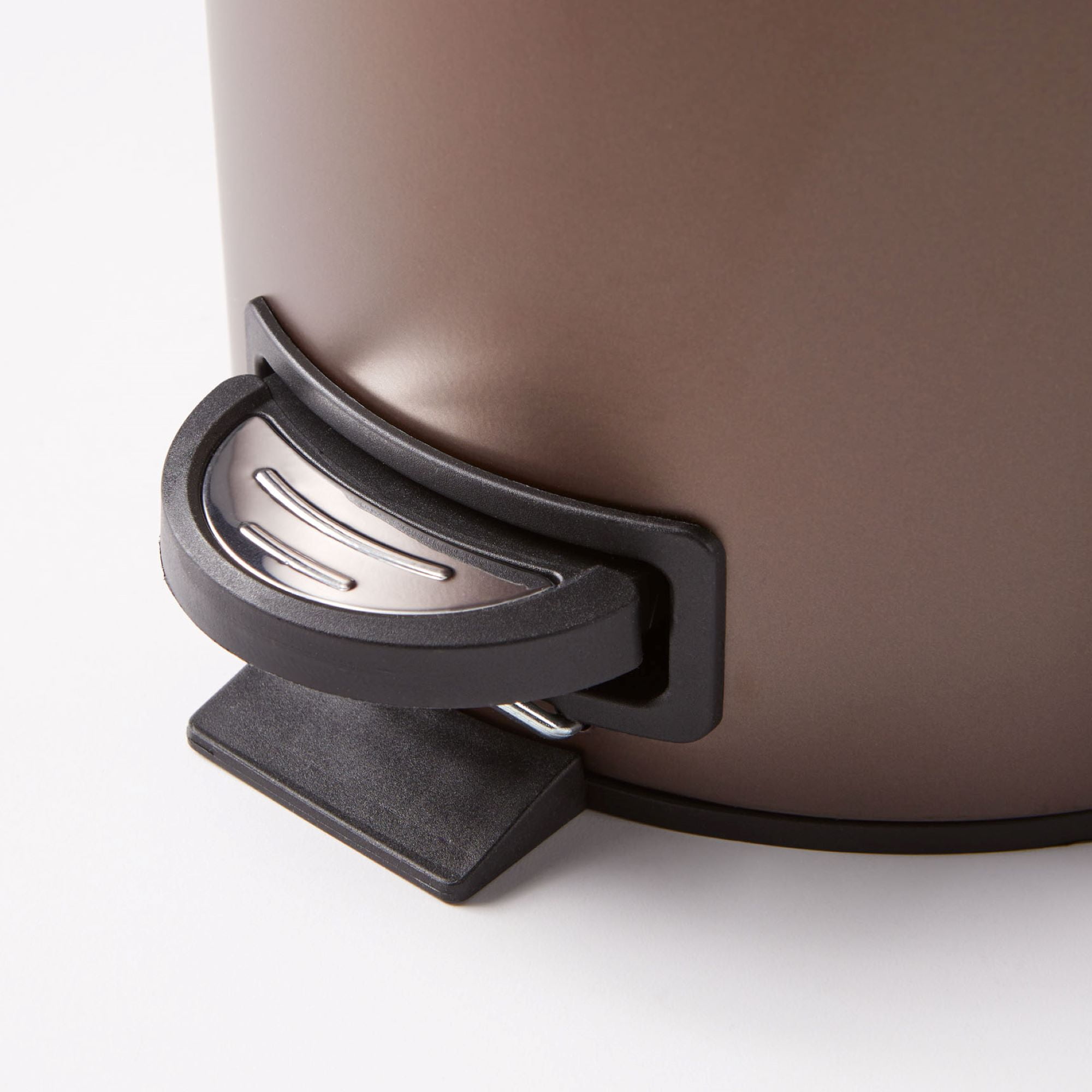 Better Homes & Gardens Bronze SS 1.3 Gallon Metal Bathroom Waste Basket