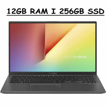 2021 Flagship ASUS VivoBook 15 Thin and Light Laptop I 15.6" FHD Touchscreen Display I 10th Gen Intel Core i3-1005G1 I 12GB RAM 256GB SSD Fingerprint Wifi5 Webcam Win 10