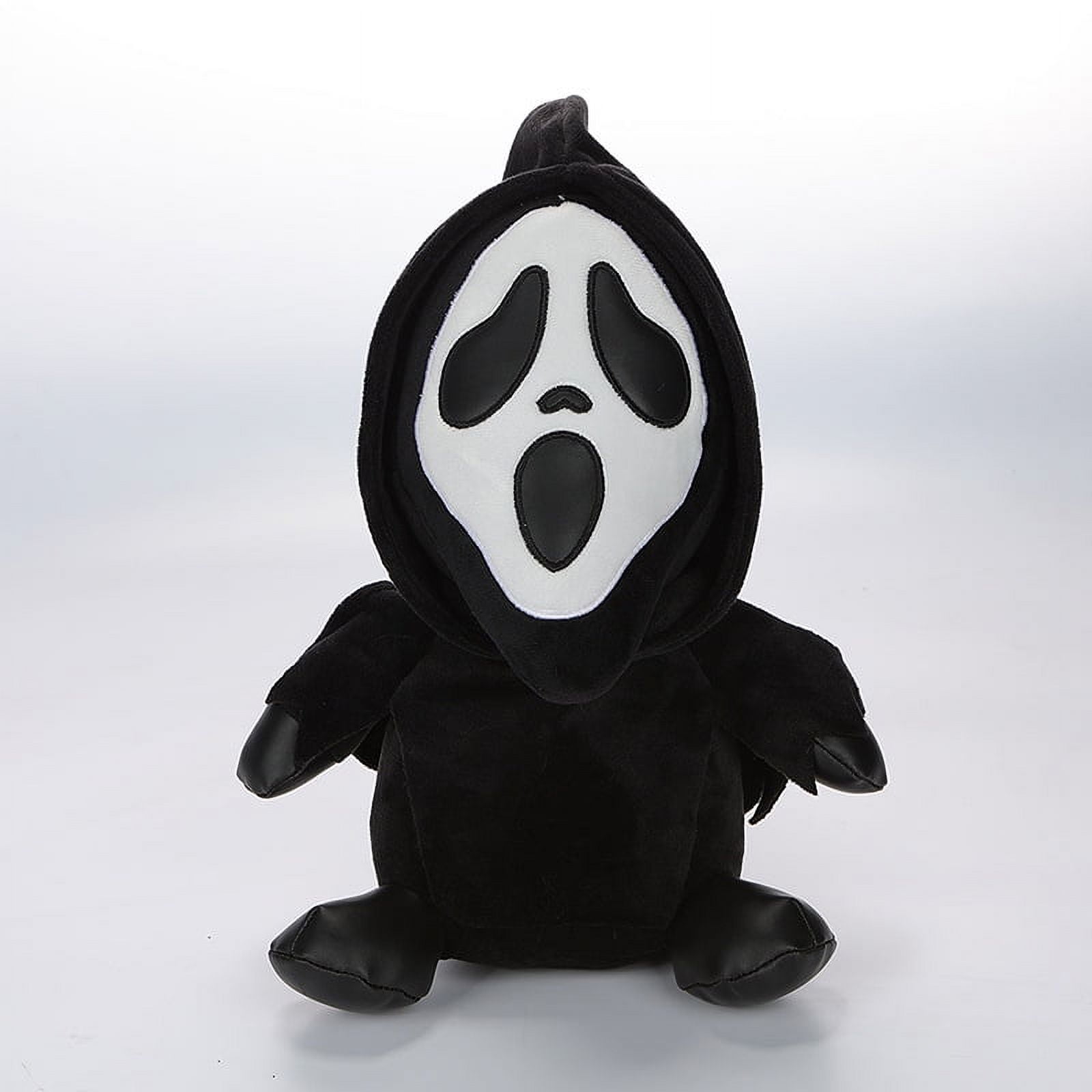  Ghostface Plush Toys, Scary Ghost Stuffed Plush Dolls,  Halloween Reaper Killers Plush Toy Movies(Black) : Toys & Games