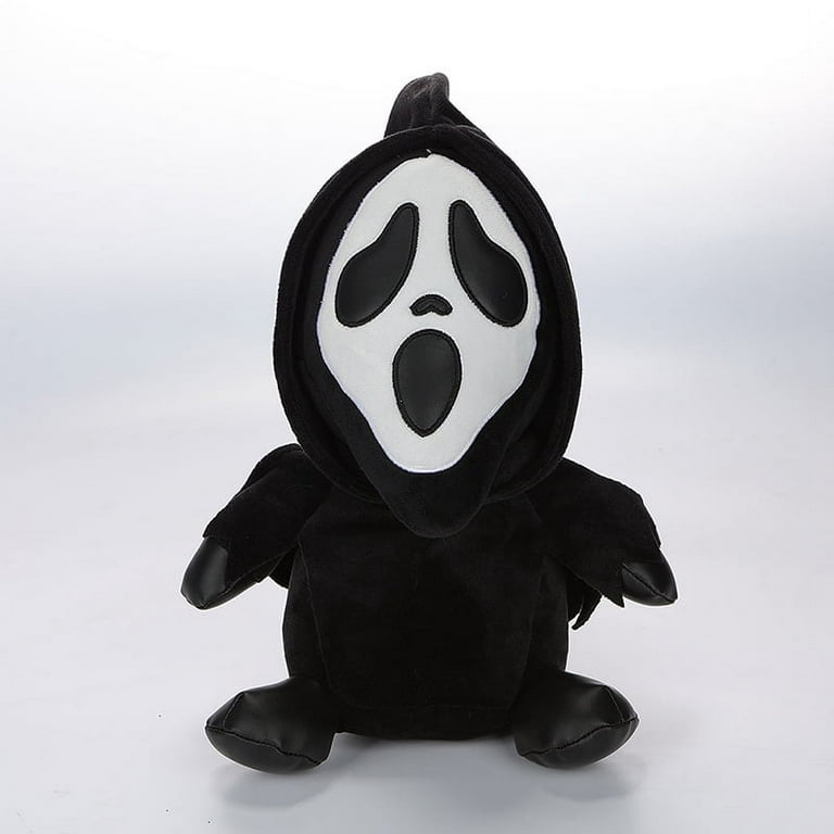 6.7'' Screaming Ghostface Plush Toy,Monster Horror Killers Plushies Figure  Doll Toys Scary Ghost Stuffed Plush Toy Movies Fan Gift