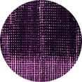 thumbnail image 1 of Ahgly Company Indoor Round Abstract Pink Modern Area Rugs, 3' Round, 1 of 4