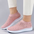 thumbnail image 3 of Mepaouo Women's Walking Shoes Slip on Casual Mesh Comfortable Tennis Running Fashion Sneakers(Pink,5.5), 3 of 6