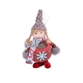 thumbnail image 2 of FEOLGEHLY Christmas Gnomes Plush Doll, Handmade Knitted Xmas Scandinavian Tomte Elf Dwarf for Home Desk Shelf Fireplace Tiered Tray Table Centerpieces Winter Holiday Christmas Decorations Indoor, 2 of 9