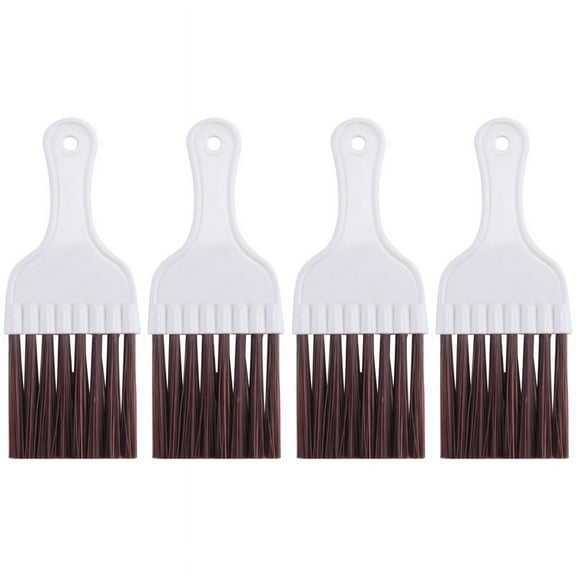 4 Packs Air Conditioner Condenser Fin Cleaning Brush Refrigerator Coil Whisk Small Plastic