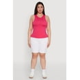 thumbnail image 3 of Womens Plus Size Basic Crew Neck Tank Top, 3 of 5