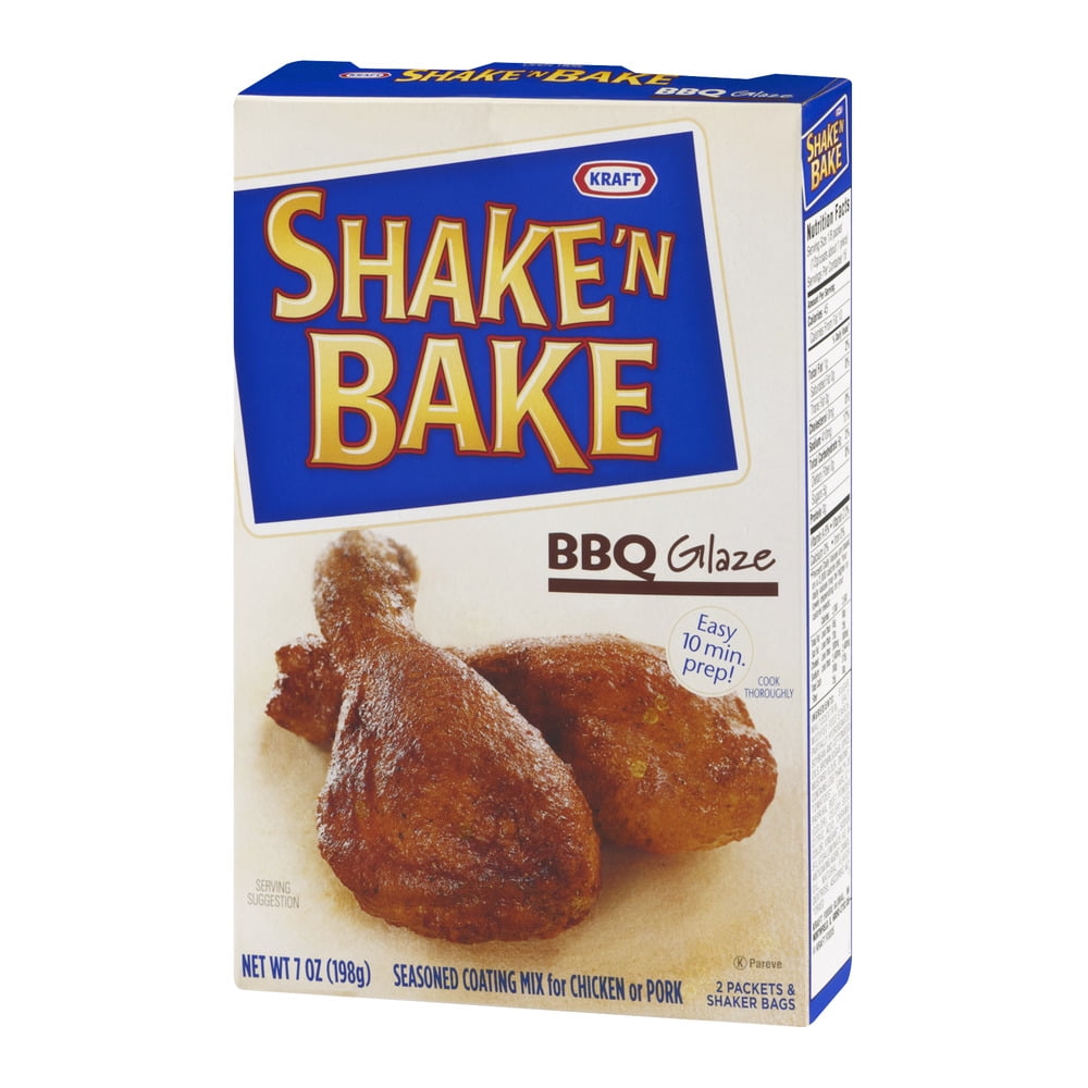 Kraft Shake 'n Bake: Seasoned Coating Mix Barbecue Glaze 2 Pk w/Shaker Bag, 7 Oz
