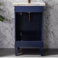 thumbnail image 3 of Avery 20" Single Bathroom Vanity with Porcelain Top - Blue, 3 of 3