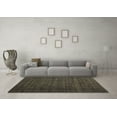 thumbnail image 3 of Ahgly Company Indoor Square Abstract Brown Modern Area Rugs, 5' Square, 3 of 4