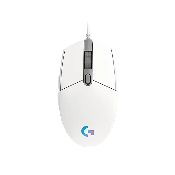 MOUSE LOGITECH GAMER G203 LIGHTSYNC USB BLANCO 910-005794
