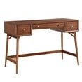 thumbnail image 2 of Lexicon Frolic Wood Counter Height Writing Desk in Brown, 2 of 5
