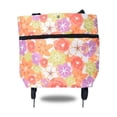 thumbnail image 2 of Carrito de la compra plegable Advancent con diseño impreso y organizador de verduras, 2 of 6
