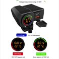 thumbnail image 2 of USB Socket Motorcycle Handlebar & Rear Mirror Waterproof Fast Charger Phone Power Adapter Digital Voltmeter Thermometer, 2 of 10