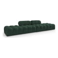thumbnail image 1 of Meridian Furniture Ames 136" Green Boucle Fabric Upholstered 4pc. Modular Sofa, 1 of 3