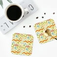 thumbnail image 4 of Kdxio Cartoon Snake8 Funny Coasters,4 Pcs Leather Coasters,Housewarming Gifts,Protect Furniture from Water Marks Scratch and Damage, 4 of 8