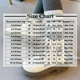 thumbnail image 3 of NAISIBABY Girls Riding Boots with Fleece Lined, Side Zipper Thick Sole PU Leather Fall Winter Fashion Cute Mid Calf Boots Beige 11(Little Kids), 3 of 9