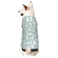 thumbnail image 1 of Fotbe White Swan Sudadera con Estampado para Perros Pequeños – Suéter con Capucha para Mascotas, Tela Suave de Forro Polar con Bolsillo-Large, 1 of 7