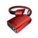 thumbnail image 1 of Adaptador USB-C a 3,5 mm para auriculares y cargador Stouchi Red, 1 of 5