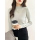 thumbnail image 2 of Autumn Winter Turtleneck Sweater Women Fashion 2024 Stretch Tops Women Knitted Pullovers Long Sleeve Bottoming Knitted Sweater, 2 of 5