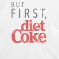 thumbnail image 3 of Coca-Cola - But First Diet Coke - Juniors Cropped Short Sleeve Graphic T-Shirt, 3 of 5
