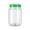 Z3-Green, variant on Plastic Jars With Lids, Durable Clear Storage Containers,Large Capacity Reusable Airtight Stackable Grain Bean Container Jar For Home Kitchen Spices, Sweets, Pet Treats,1Pc(Clear-1500ml,3.5x3.5x6.7")