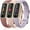 B, variant on Comvin Soft Silicone Wristbands Compatible With Fitbit Charge 6 / 5 Bands for Women Men