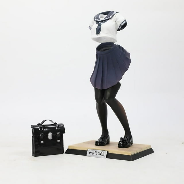 New Uniform Figure, Transparent Uniform Female Anime Figures 17cm/6.7inch Handmade PVC Cartoon Manga Game Character Model Decoration Craft Gift