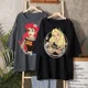 thumbnail image 2 of Camiseta con estampado de Princesa Alicia en el país de las maravillas para mujer, Tops negros, Blancanieves, camiseta informal de manga corta para mujer, Top Y2K, 2 of 4