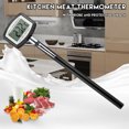 thumbnail image 1 of Zootealy Meat Thermometer Instant Read Thermometer Digital Cooking Thermometer Food Thermometer with Probe Protective Sheath for Kitchen BBQ Grill Smoker, 1 of 8